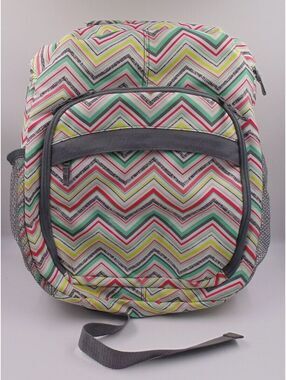 THIRTY-ONE PARTY PUNCH CHEVRON SLING BAG CAMERA / DIAPER BAG / BACKPACK 18x13x6